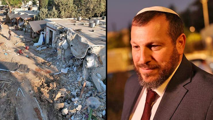 אליהו והבתים ההרוסים בשכונת "דור צעיר"