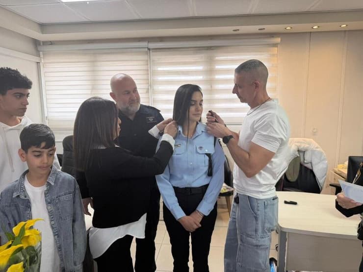 הענקת הדרגה של רינת סבן