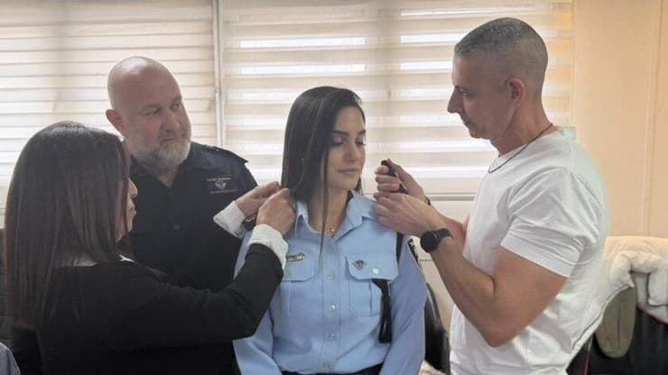 הענקת הדרגה של רינת סבן