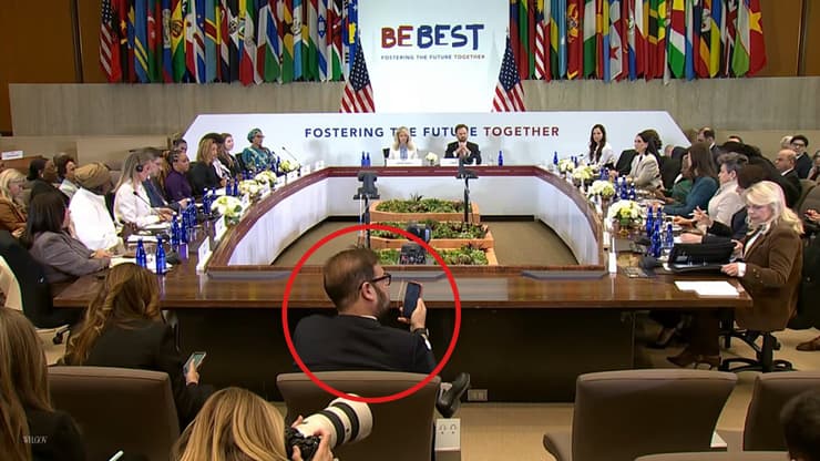 טופז לוק יחד עם שרה נתניהו בוושינגטון