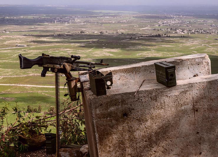 ”החיסול הוא חתימה  שעשינו את העבודה  כמו שצריך". עמדת ירי  בשטח הסורי