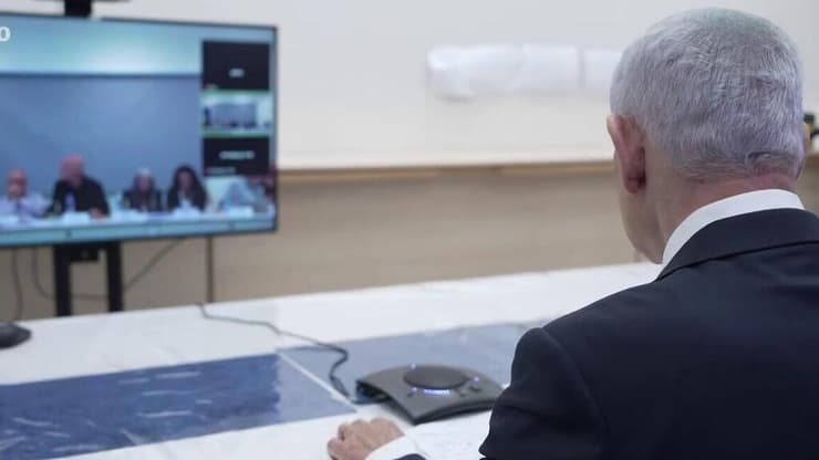  ראש הממשלה נתניהו בשיחת זום עם ראשי הרשויות המקומיות