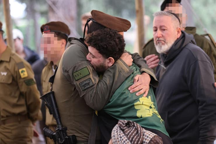 צילום: אלכס קולומויסקי הלוייתו של סמ"ר אורי גרינברג ז"ל