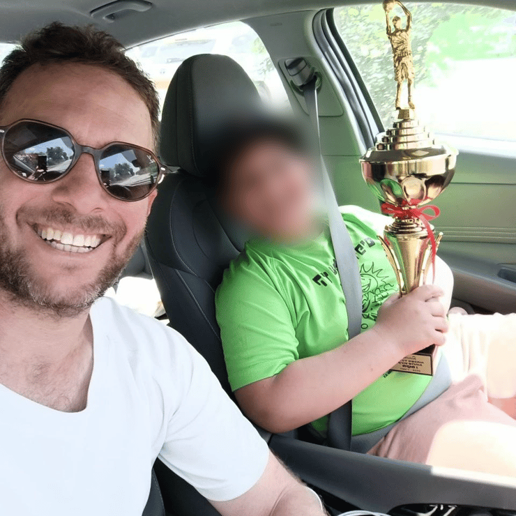 "לימד אותי גישה אחרת לחיים". איתי ודגן (צילום: אלבום פרטי) איתי ודגן