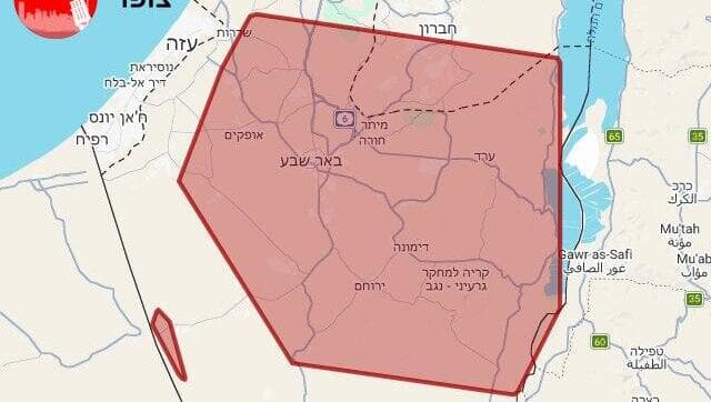 התרעה מקדימה שיגורים נגב דרום