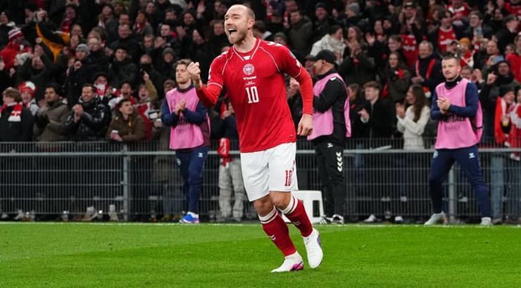 כריסטיאן אריקסן. לקחו לו גול אולימפי, אבל לא את השמחה (IMAGO) כריסטיאן אריקסן. לקחו לו גול אולימפי, אבל לא את השמחה