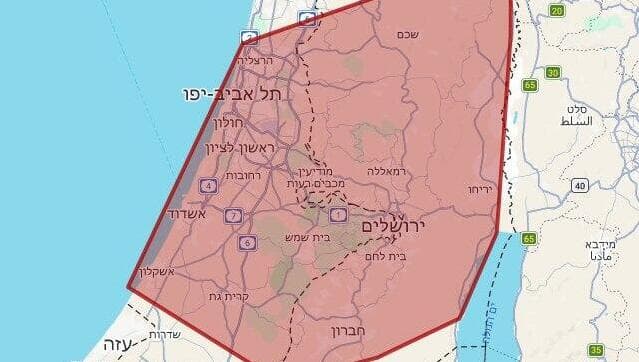מפת התרעות