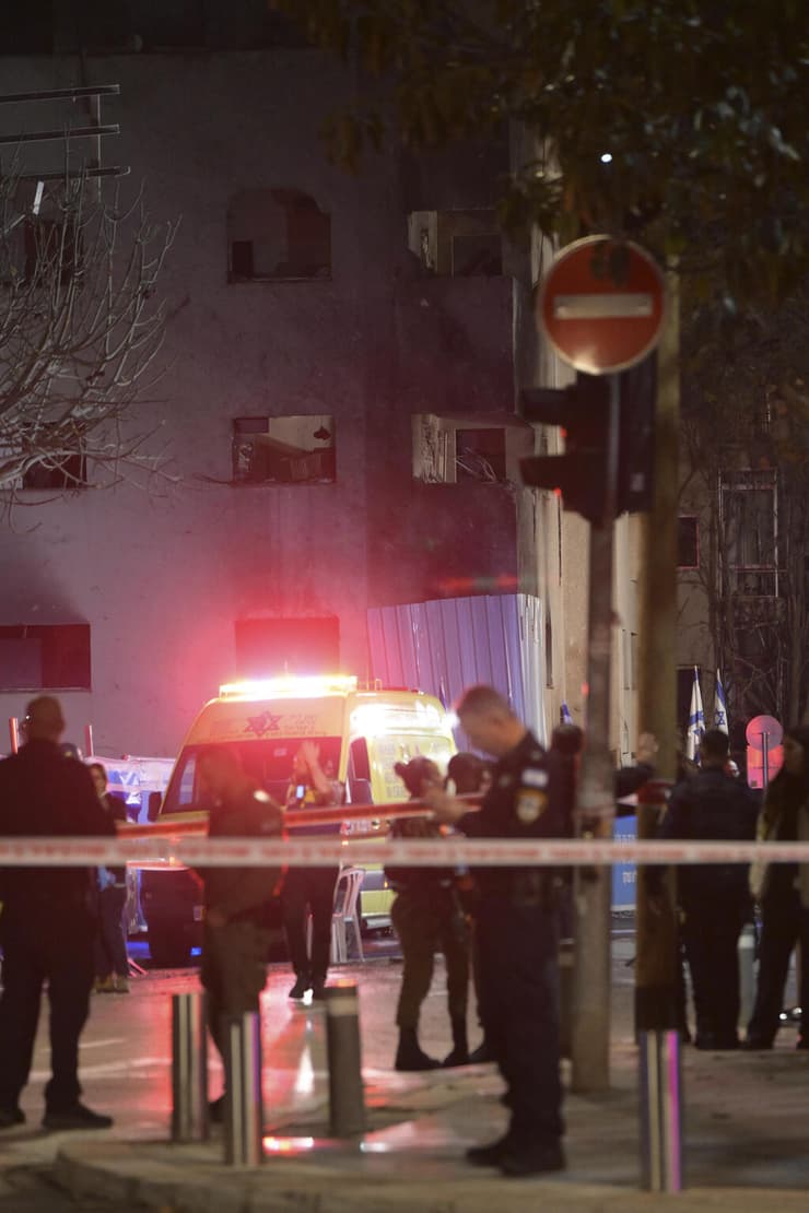 זירת הנפילה בתל אביב