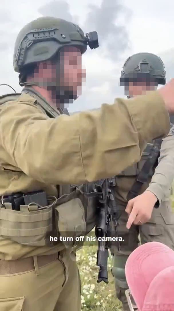 תיעוד מתקיפת הפלסטינים בכפר תיאסיר  