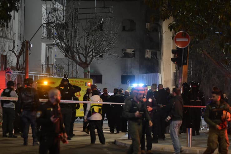 זירת הנפילה בתל אביב