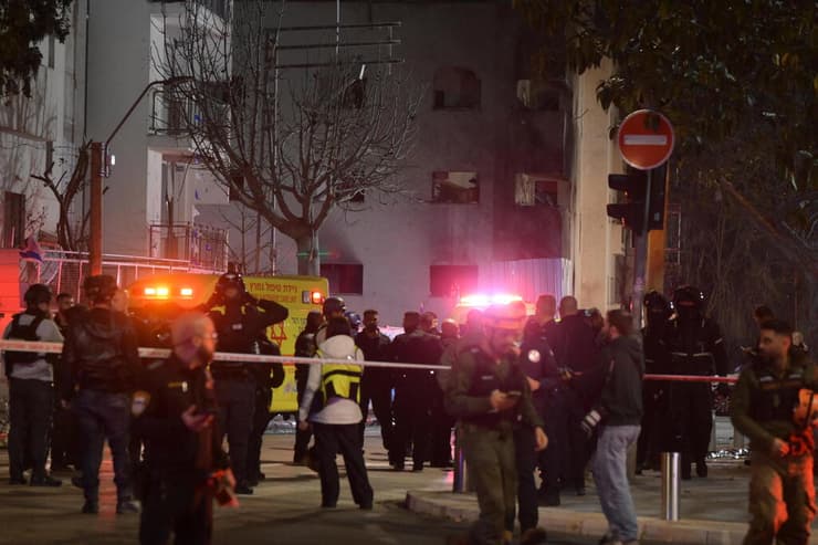 זירת הנפילה בתל אביב