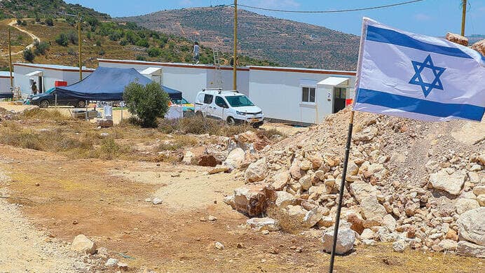 מאחז בשומרון (שאול גולן) לייצר עובדות בשטח. מאחז בשומרון