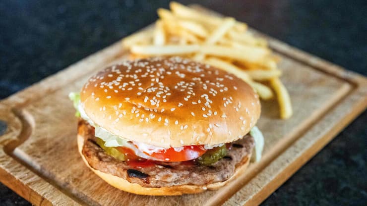 המבורגר. אילוסטרציה