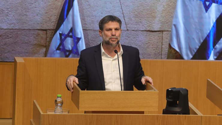 "תקיפה בלבנון - 2 במחיר 1". סמוטריץ' (צילום: גיל יוחנן) מליאת הכנסת