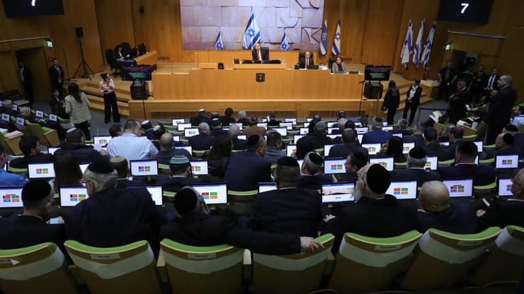 הצבעה על התקציב במליאת הכנסת