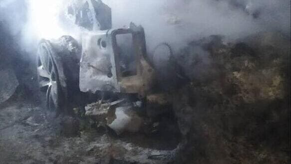 ההרס בנחאלין שליד בית לחם מתקיפת מתנחלים