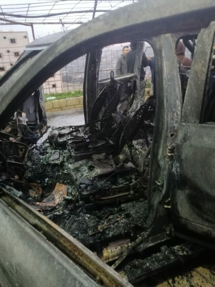 ההרס באלערוב חברון מתקיפת מתנחלים