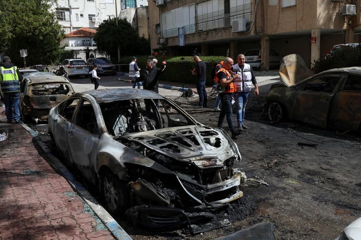 הרס בפתח תקווהכתוצאה מנפילת רסיס