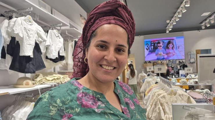 "זה חג החירות ובעזרת השם נזכה לחירות בעם שלנו". הילה קרואני (צילום: אילנה קוריאל) הילה קרואני