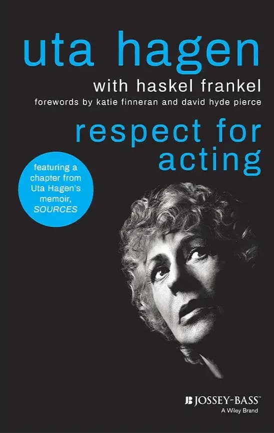 כריכת הספר Respect for Acting, מאת אוטה האגן (צילום: באדיבות הוצאת Tantor Media Inc) כריכת הספר Respect for Acting, מאת אוטה האגן