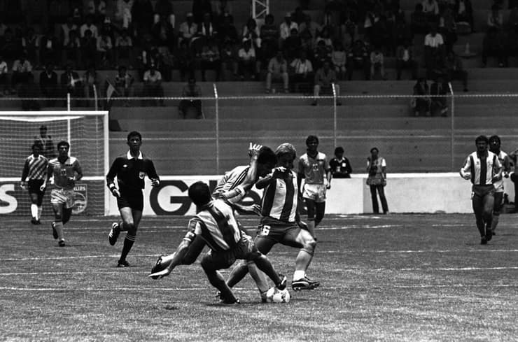 1986: נבחרת עיראק בהופעתה הראשונה והיחידה עד כה בגביע העולמי