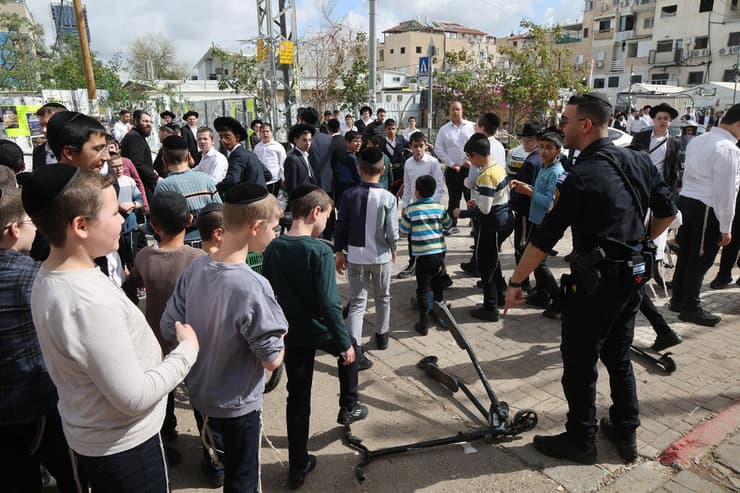 בית הכנסת שנפגע בבני ברק