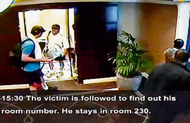 ”הסוכנים חשבו  שהם בלתי  נראים". הצילומים  מהמלון בדובאי