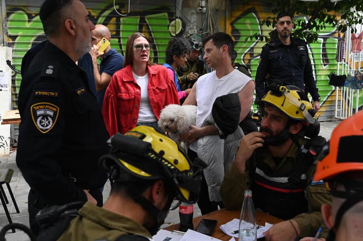 קריסה חלקית של מבנה בתל אביב