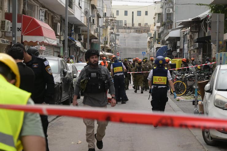 קריסה חלקית של מבנה בתל אביב