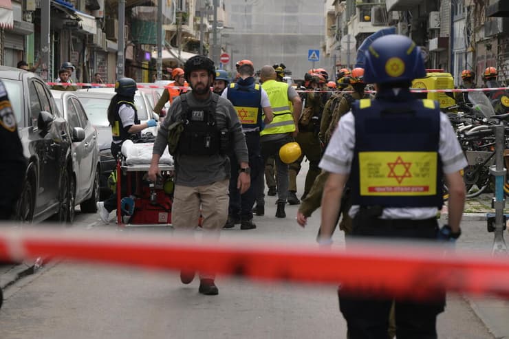 קריסה חלקית של מבנה בתל אביב