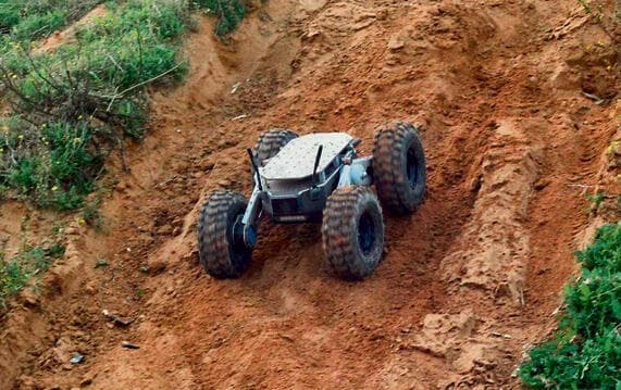 רובוט של Macushla לשימוש במנהרות ונשיאת מטענים