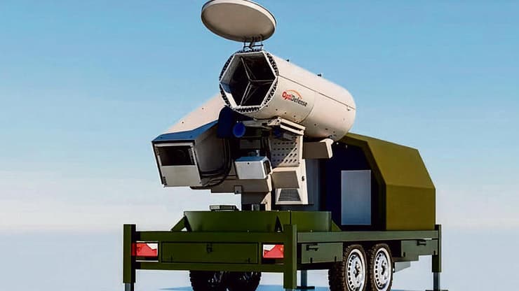 תותח לייזר של אופטי דפנס. תקציב זעיר, הגנה גבוהה