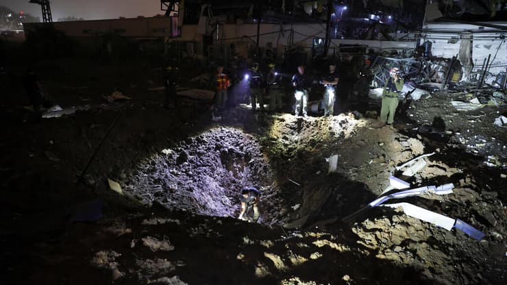 זירת הנפילה בפתח תקווה