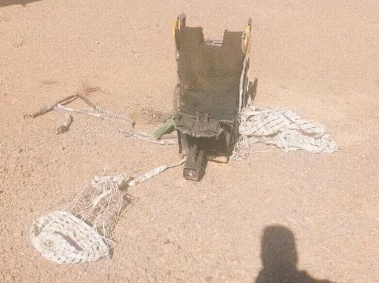 כיסא המפלט ממטוס F15E שהתרסק באיראן