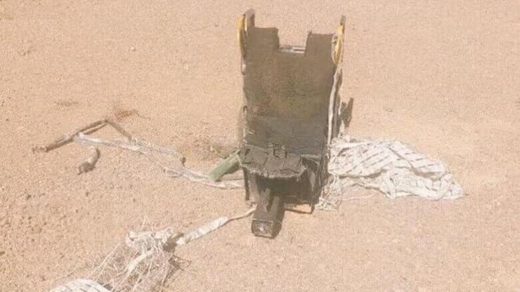 כיסא המפלט ממטוס F15E שהתרסק באיראן