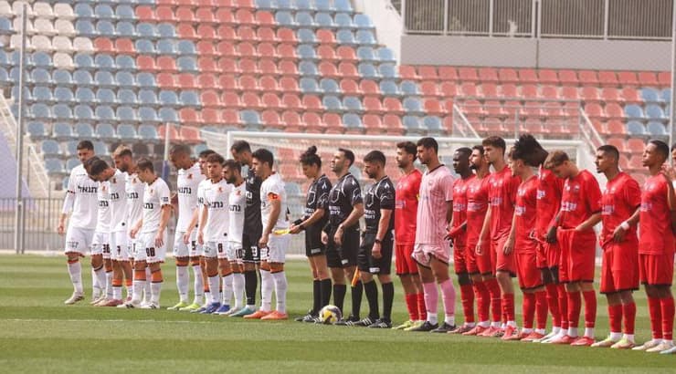 שחקני בני יהודה והפועל נוף הגליל