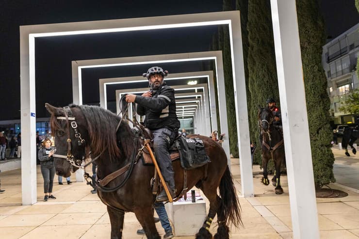 הפגנה בכיכר הבימה