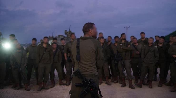 מפקד סיירת הנח"ל, סא"ל ש'. "לא נחזור עד שהיעד יושמד" (צילום: דובר צה"ל ) מפקד סיירת הנח"ל, סא"ל ש'