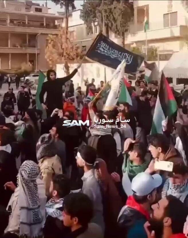 הפגנות פרו פלסטיניות בדמשק