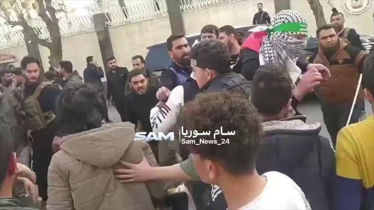 הפגנות פרו פלסטיניות בדמשק