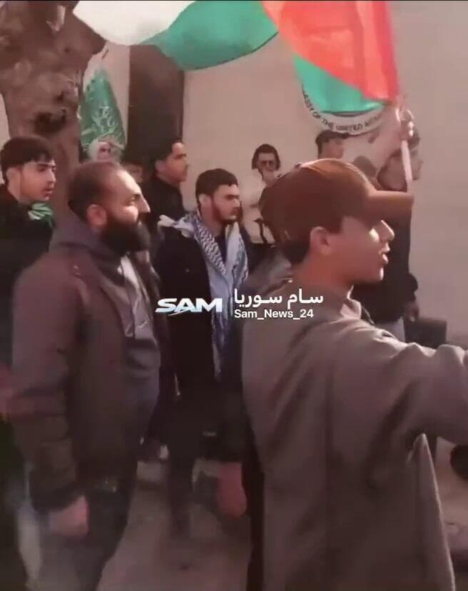 הפגנות פרו פלסטיניות בדמשק