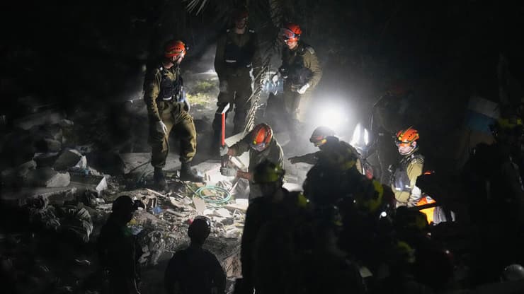 זירת הפגיעה בחיפה