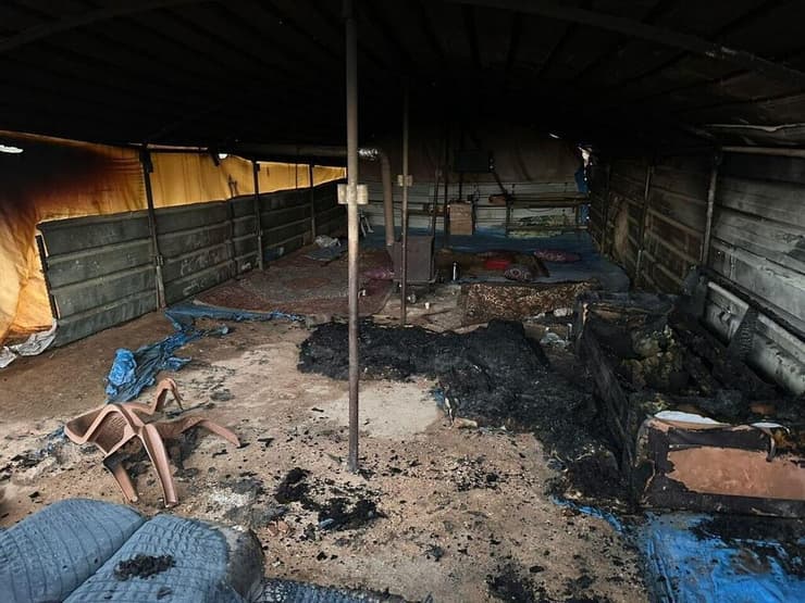 מתנחלים הציתו רכבים וגרמו לנזק רב לתושבים בכפר אל-לובן א-שרקיה דרומית לשכם