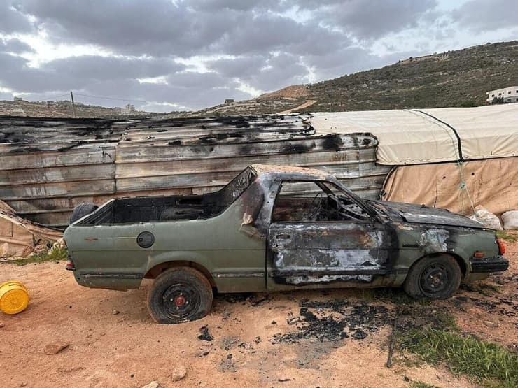 מתנחלים תקפו תושבים בכפר אל-לובן א-שרקיה דרומית לשכם