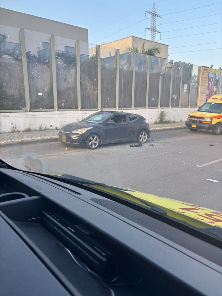 הרכב שבו נפצעה האישה