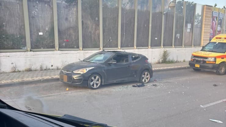 הרכב שבו נפצעה האישה