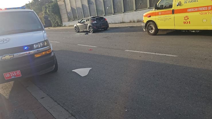 הרכב שבו נפצעה האישה