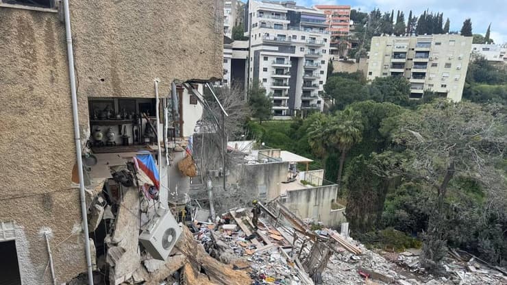 חיפוש אחר נעדרים בזירה בחיפה