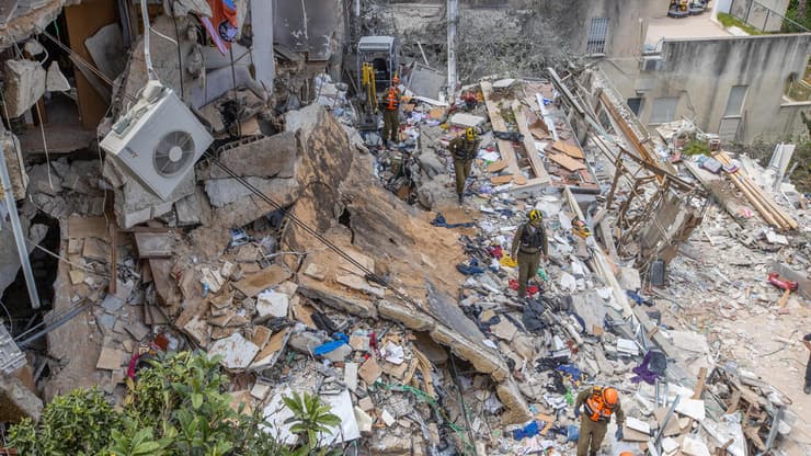 ההרס בזירה בחיפה