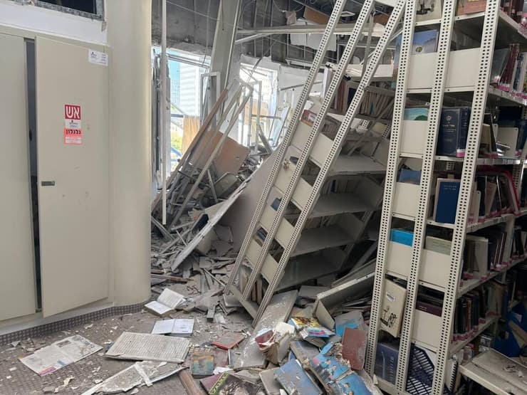 בית הספר שנפגע בתל אביב